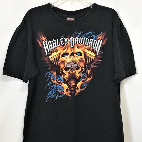 Harley-Davidson Other - Harley Davidson Unisex Graphic Skull Tee Honululu